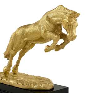 Dazzling Handmade Brass Horse Sculpture Traditional Animal Figure Tabletop <b>Decor</b> for Living Room Eco-Friendly Durable - Product Image 2