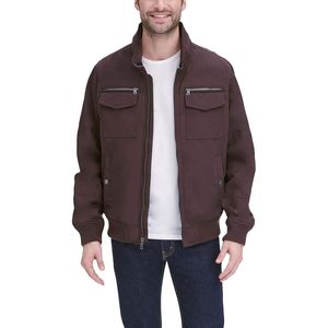 Chaqueta multi-bolsillos para hombre, ropa de trabajo personalizada para exteriores, ligera, duradera, informal, con cremallera. - Product Image 1