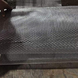 Premium Galvanized Diamond <b>Mesh</b> Roll Industrial Perforated Metal Sheet Security Fence Safety Partition Heavy Duty Steel <b>Net</b> - Product Image 1