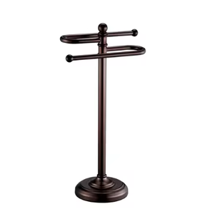 Porte-serviettes décoratif en métal pour salle de bain, style contemporain, avec plusieurs barres pour le rangement des serviettes - Product Image 1