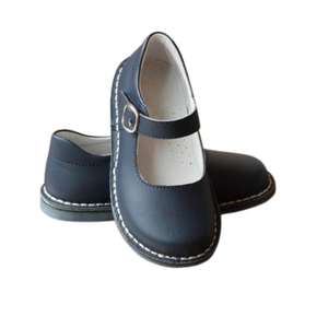 Chaussures Scolaires en Cuir pour Enfants Unisexe à Bout Rond à Lacets en Cuir Véritable Vente en Gros - Product Image 1