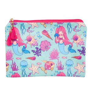 Sac de toilette en toile à fermeture éclair grand format, respectueux de l'environnement, résistant à l'eau, pliable, sac de maquillage de voyage avec logo personnalisé - Product Image 1