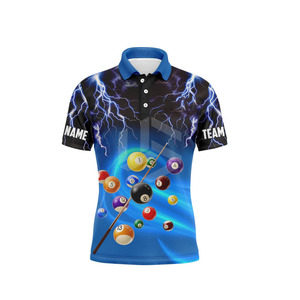 Último Estilo en Camisetas de Snooker, Camisetas Divertidas de Alta Calidad para Equipos de Billar, Camisetas de Fútbol para Torneos, Camisetas Polo de Snooker - Product Image 1