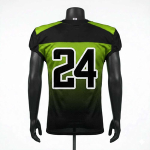 Maillot de football américain personnalisé à manches courtes, design imprimé, meilleure qualité, vente en ligne et en gros pour équipes – Meilleures ventes - Product Image 2