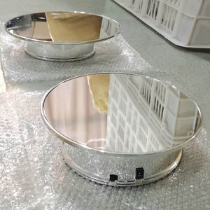 Battery 360 Degree ABS Electrical Gold Turntable Tray Jewelry <b>Display</b> <b>Rotating</b> <b>Stands</b> - Product Image 3