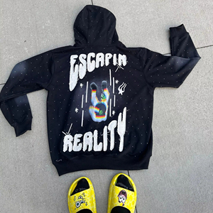 Sudaderas con Capucha Extra Grandes Bordadas Personalizadas para Mujer, Sudaderas con Capucha para Mujer - Product Image 1