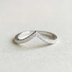 Bagues en zircon, argent sterling 925, bague artisanale en pierres précieuses, bijoux bohèmes élégants, bague scintillante, cadeau pour femme - Product Image 1