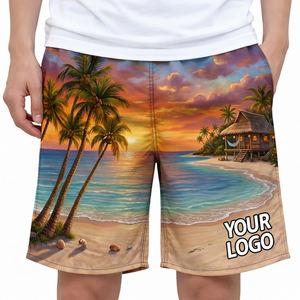 Shorts Deportivos Casuales para Hombre, Sólidos, para Playa, Surf, Natación, Transpirables, de Secado Rápido, Traje de Baño de Alta Calidad - Product Image 1