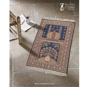 Alfombra de Oración de Lana Premium Suave y Elegante, Muy Popular, para Adoración y Meditación Musulmana, en Venta - Product Image 5