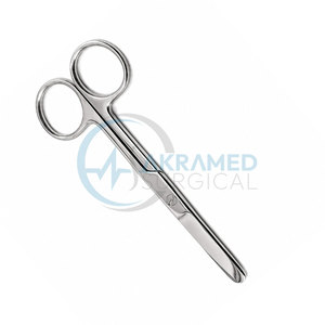 Ciseaux à pansements de 12 cm, instrument médical chirurgical en acier inoxydable pour soins infirmiers - Product Image 6