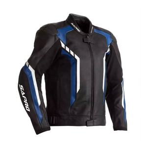 Chaqueta de moto de cuero para Hombre | Elegante chaqueta de motorista aprobada por CE | Chaqueta de montar duradera para todas las estaciones - Product Image 6