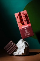 Barra de Chocolate Agridulce Dietético de Alta Calidad, Marca Chocolatier Legendaria, 41%, 80g, 12 Meses de Duración, Ideal para Regalo