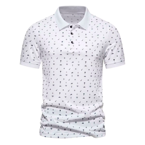 Custom Color High Quality Cotton New Style Sublimated Men's Polo Shirts Breathable Casual Blank Men Clothing Polo Shirt - Product Image 2