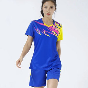 Volleyball Men's Suit Badminton Wear Sleeveless Shirt Quick-Drying Breathable Shorts Competition Training Suit 100% Polyester - Product Image 4