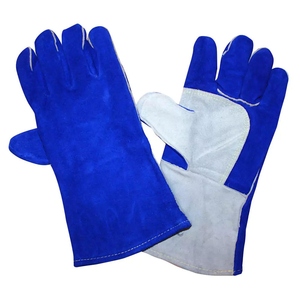 Gants de soudure en cuir de vachette pleine fleur, résistants à la chaleur et aux étincelles, pour la protection personnelle et les opérations de lutte contre les incendies - Product Image 1