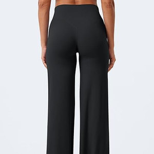 Leggings de sport taille haute personnalisés, effet push-up, respirants, légers, séchage rapide, sans coutures, pour femme, tricotés, pour yoga et entraînement - Product Image 3