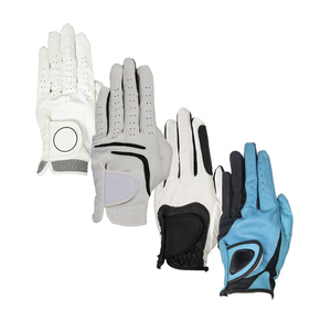 Nouveau design, gants de golf en cuir entièrement personnalisés, cuir Cabretta, marqueur de balle, gants de golf pour hommes, gants pour main gauche et droite, doigts entièrement couverts - Product Image 1