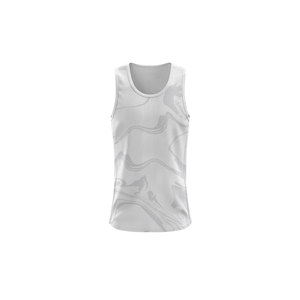 Custom Seamless Hole Sleeveless Fitness Tank Top Quick Dry <b>Running</b> Polyester <b>Singlet</b> Breathable Knitted Casual Sublimation Blank - Product Image 5