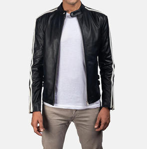 เสื้อแจ็คเก็ตผ้าฝ้ายวินเทจแบบสั่งทำ OEM/ODM สำหรับทุกเพศ คอตั้ง สไตล์ไฮสตรีท โลโก้ด้านหน้า กันน้ำ กันลม ผ้าเดนิม สไตล์มอเตอร์ไซค์ - Product Image 1