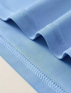 T-shirt Homme Personnalisé à Manches Courtes en Coton Tricoté Respirant avec Logo Imprimé sur le Devant Coupe Classique Séchage Rapide Bleu - Product Image 6