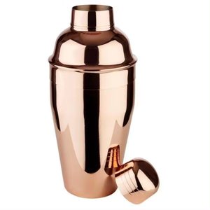 Shaker à cocktails en métal plaqué or rose, shaker à boissons, mélangeur de vin et de bière, accessoires de bar en solde - Product Image 4