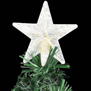 Árbol de Navidad de Acero de 8 pies, Árbol de Navidad Verde con Fibra Óptica, Categoría de Producto: Árboles de Navidad - Product Image 4
