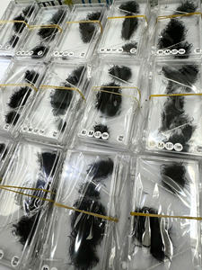 Extensions de cils individuelles 8D M Curl, style naturel, volume en grappes, maquillage, cheveux synthétiques, plateaux personnalisés avec logo - Product Image 5