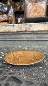 Plato de Servir Ovalado de Bambú Ecológico Hecho a Mano, Estilo Bohemio, Diseño Sólido, el Más Vendido en Indonesia, Vajilla de Bali - Product Image 2