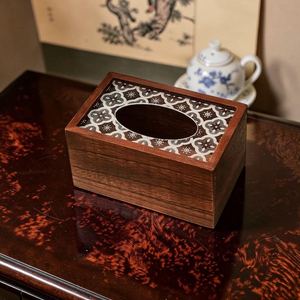 Best Quality 100% Natural Premium Design MDG Board Tissue <b>Box</b> Wooden Napkin Holder Custom Logo Portable for <b>Party</b> Hs Husnain - Product Image 1