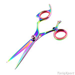 Handmade Professional Stainless Steel Barber Scissors Razor <b>Edge</b> Hairdressing Shears Right-Handed Foldable Lightweight Movable - Product Image 6
