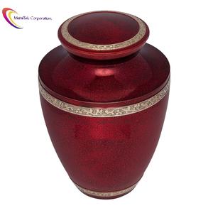 Large Cremation Urns <b>for</b> Human <b>Ashes</b> Adult Red Funeral Memorial Urns Decorative Burial Jar Personalized Keepsake <b>Casket</b> Supplier - Product Image 2