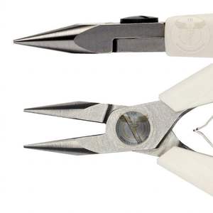 Alicates de punta fina Snipe con mango sintético, mandíbula lisa, acero inoxidable de alta calidad, herramienta para hacer joyas, 6.00 pulgadas, DIY, QORVEX INSTRUMENTS - Product Image 5
