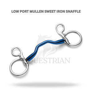 Mors à bas de crête en fer doux Mullen pour chevaux, équipement d'équitation - Product Image 2