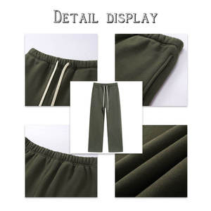 French Terry Sweat Pant Pakistan Manufacturer Digital Printed Plain Dyed Terry Fabric Oem Custom Service Men's <b>Track</b> Pants - Product Image 2