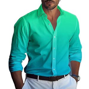 Serie de camisas informales para hombre, colección de diseñador rojo, blanco y negro para Otoño Invierno 100%, lona de algodón, ropa suave y cómoda - Product Image 1
