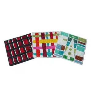 Posavasos de Vidrio con Cuentas de Primera Calidad Hechos a Mano en India, Resistentes a los Arañazos, para Decoración de Bodas, Estilo de Diseño Tradicional Chino - Product Image 2