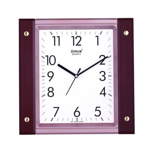 นาฬิกาแขวนผนังไม้คุณภาพส่งออก นาฬิกาควอตซ์แบบเงียบ สำหรับบ้าน ห้องนั่งเล่น สำนักงาน ราคาสมเหตุสมผล - Product Image 3