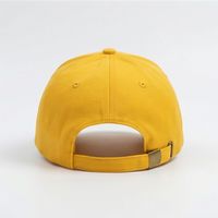 Casquette de baseball jaune vierge en coton imperméable, ajustable, rafraîchissante, pour homme adulte, style décontracté