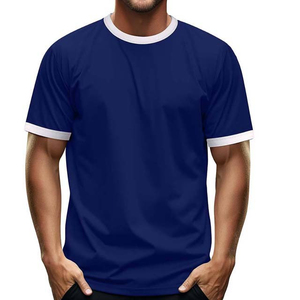 เสื้อยืดผู้ชายผ้าฝ้าย 100% ออกแบบเองได้ บริการ OEM ระบายอากาศได้ดี ไซส์ใหญ่ เสื้อผ้าสตรีทแวร์ เสื้อยืดแขนสั้นขายส่งสำหรับฤดูร้อน - Product Image 3