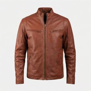 Chaqueta de Motociclista de Invierno para Hombre, Diseño Reversible, Impermeable, de Cuero Genuino, Equipo de Protección para Motociclismo, Color Personalizado - Product Image 1