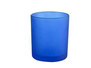 Premium Frosted <b>Glass</b> Candle <b>Jar</b> with Wooden Lid Scented Candle Container Home Decor Gift Candle Holder Custom Logo - Product Image 1