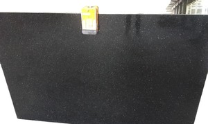 Modern Black Galaxy Granite Slabs Tiles Polished Natural <b>Stone</b> High Strength 2-Year Warranty for Villa Countertops Flooring Wall - Product Image 5