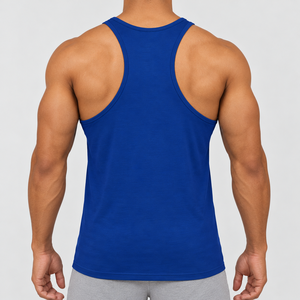Camiseta sin mangas deportiva de algodón de alta calidad para hombre, 230g, cuello redondo, venta al por mayor - Product Image 6