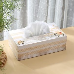 Oriental Minimalist <b>Paper</b> <b>Tissue</b> Box Cover & Napkin Case for Home Hotel Bathroom Decor - Product Image 5