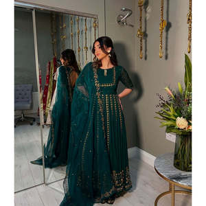 Robe de soirée pour femmes designer avec ensemble Dupatta - Product Image 2