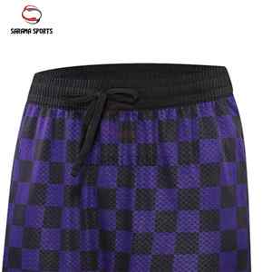 กางเกงบาสเก็ตบอลผู้ชายแท้ สไตล์ลำลองแบบสั่งทำพิเศษ ขอบเอวยางยืด ผลิตจากโพลีเอสเตอร์ - Product Image 2