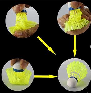 2026 Best Seller Light Weight Good Quality <b>Badminton</b> Shuttle Cocks Nylon Ball tight Fit Fast rotation Speed - Product Image 1
