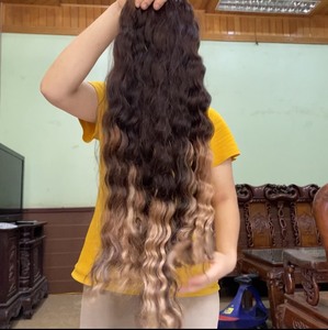 <b>Cheap</b> Virgin Unprocessed Wholesale Burmese Curly Hair Extensions, Raw Mink Virgin Double Drawn Burmese Curl Human Hair Bundles - Product Image 3