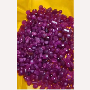 Lote de 438 Rubíes Naturales de 5mm a 12mm, Corte Ovalado Octogonal, 575 Quilates, Venta Iroc, Gemas Sueltas de Alta Calidad, Corte Manik, US$287.5 - Product Image 5