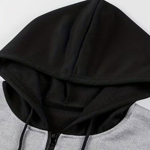 Sweats à capuche simples et personnalisés en molleton 100% coton, prix de gros, faible MOQ, tissu de haute qualité, sweats à capuche pour hommes FORTLEO - Product Image 3